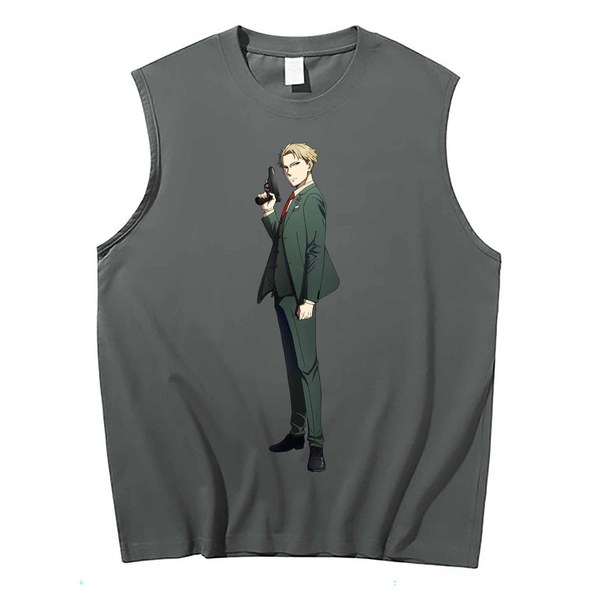 （画像用） SPY×FAMILY间谍家家酒 コットン100％タンクトップ（フロントプリント）